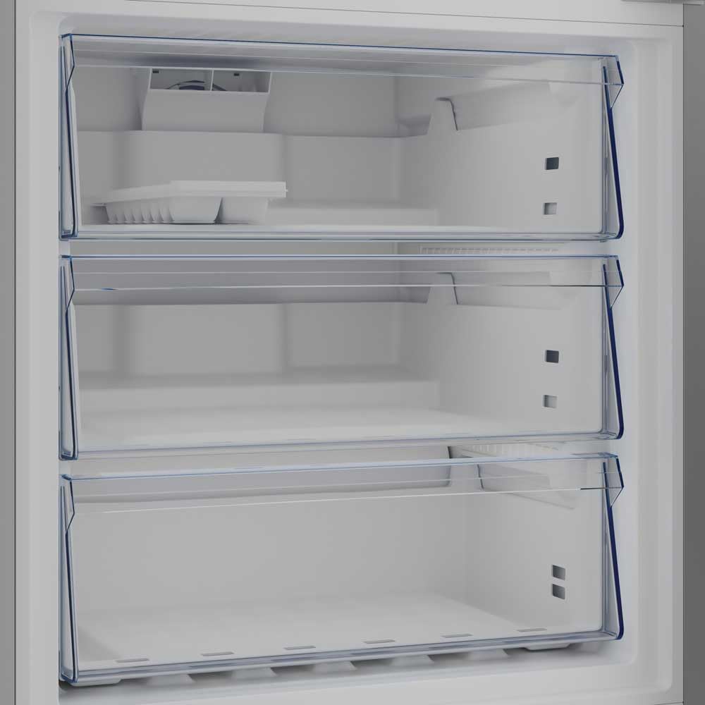 Beko B3RCNE564HW - Frigorífico combi 70cm, Neo Frost, Clase Energética E, Harvestfresh, Apertura 90º, 2 cajones, Color Blanco