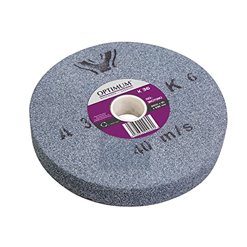 Optimum, Muelas De Recambio Corindón Normal Fino K 80 Ø 200 X 30 Ø 32 Mm