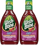 Wish-Bone Light Raspberry Walnut Vinaigrette Dressing,15 FL oz Bottle (Pack of 2)