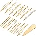 Produktbild 17 Stücke Haarklammer Geometrische Haarnadeln Haarnadel Aus Metall Haar-Styling-Schmuck Haarspangen Zubehör Haarspangen Gold Haarklammer für Mädchen Frauen (Style B)