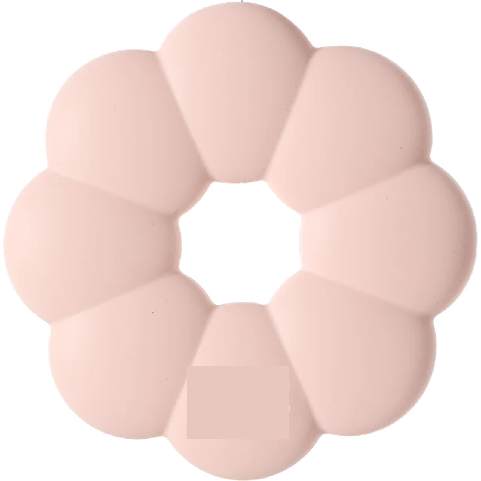 Almohadilla de Aislamiento térmico Silicona Gruesa, Mantel Individual, Posavasos Antideslizante Resistente a Las Quemaduras para Sartenes Calientes(Round Pink)
