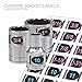 Ladies Edition - Chrome Socket Labels Brightly Color Coded Chrome Decal Stickers for “Her” sockets and Tools, Easy Read - Fits Snap On, Craftsman & All fine Tools…