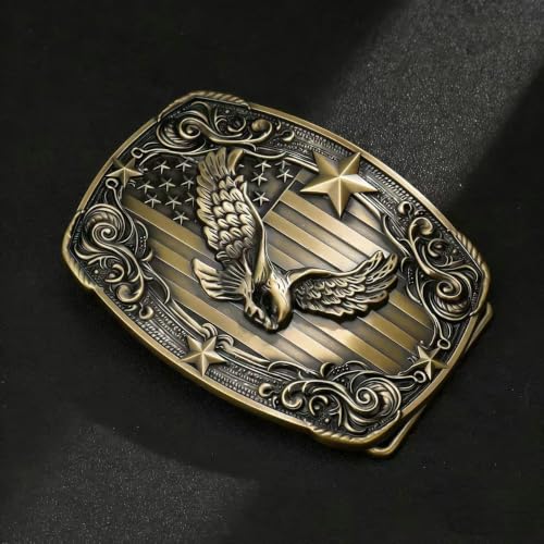 Image of Western Cowboy Vintage Rodeo Cross Prayer Horse Belt Buckle Men