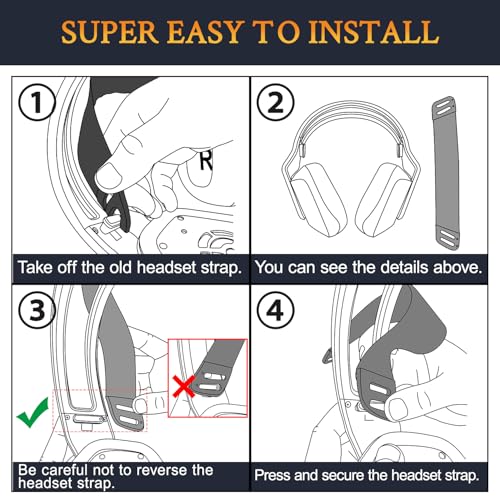 SOULWIT Cover para diadema compatible con auriculares Logitech G733, G535, G335 - almohadilla de repuesto en morado miniatura 4
