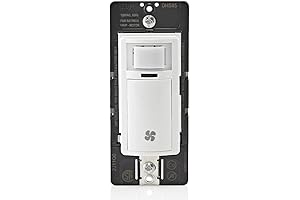 Leviton DHS05-1LW Humidity Sensor Switch for Smart Home Ventilation
