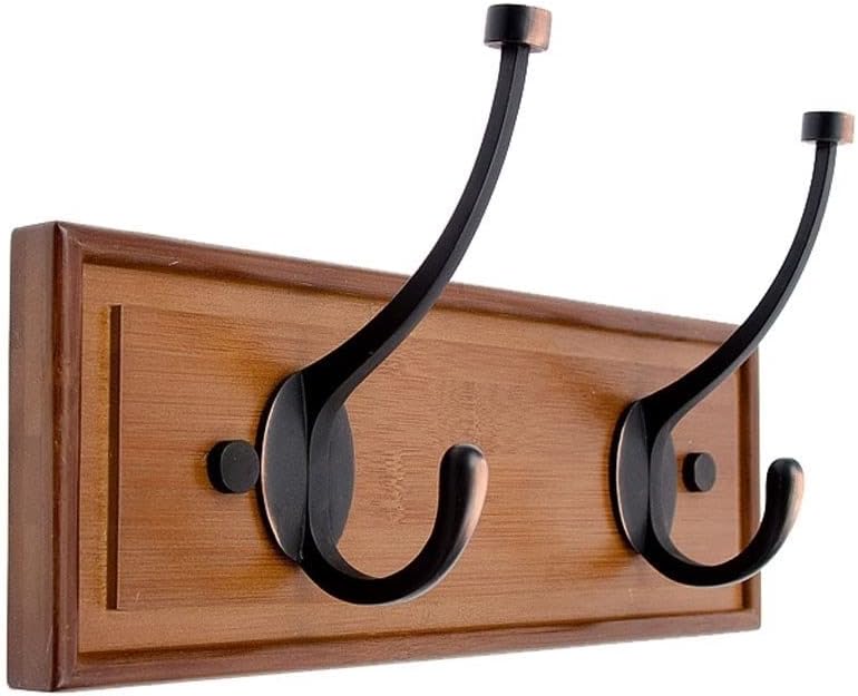 Wall Hooks Wall Mounted Coat Rack Key Holder for Wall Creative Heavy Duty Coat Rack Hanging Coat Hat Key Umbrella Towel Or Bathrobe Towel Hanger(C,4 Hooks)