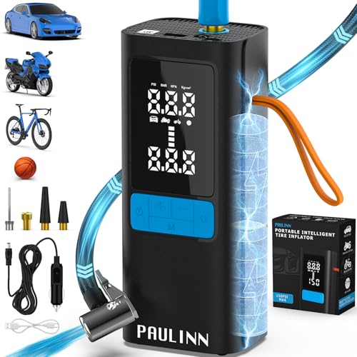 Tire Inflator Portable Air Compressor, 3X Faster 150 PSI