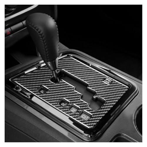 Garniture levier de vitesse carbone pour rénover la console Dodge Challenger 2008-2014
