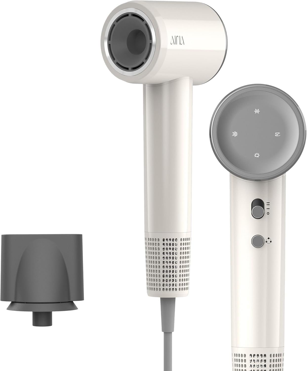 AINA Hair Dryer Blow Dryer with brushless Motor Ionic Compact for Travel A08