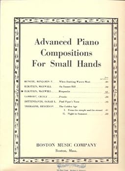 Sheet music Rhapsodie (Advanced Piano Compositions for Small Hands) Book