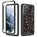 Produktbild Stoßfest Hülle Kompatibel mit Samsung Galaxy S21 5G Hülle Bumper Case 360 Grad Handyhülle Transparent Schutzhülle Cover mit Eingebautem Displayschutz Case für Samsung Galaxy S21 5G (Schwarz)