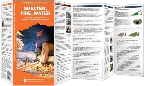 Shelter, Fire, Water: A Folding Pocket Guide to Three Key Elements for Survival – vue 2