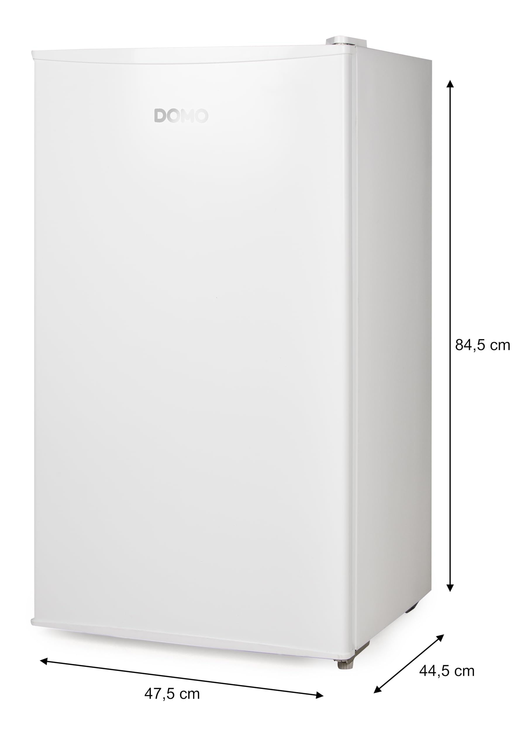 DOMO Congélateur table top - Porte réversible - 60L - D - Blanc