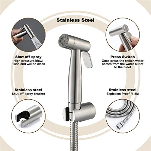Pulvérisateur à main pour toilettes idéal pour couches de bébé