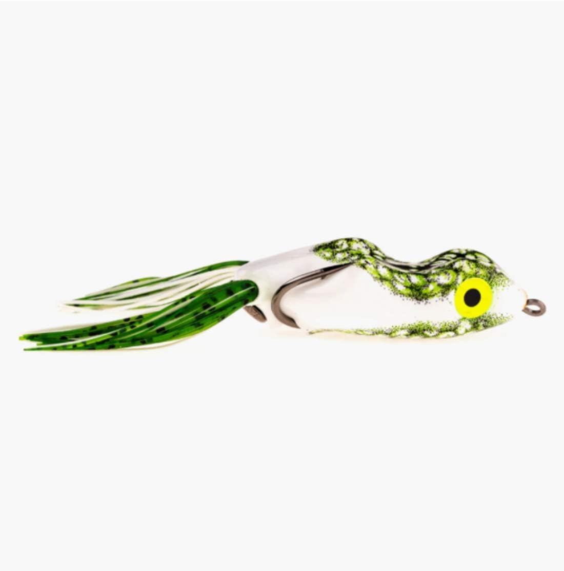 SOUTHERN LURE Scum Frog Painted Trophy Series Topwater Bass Fishing Hollow Body Frog with Weedless Hooks 5/8 Ounce