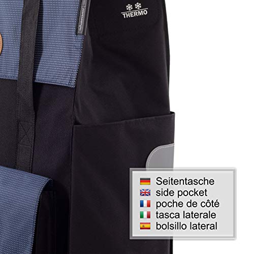 SparSet: Andersen Einkaufstrolley Royal XXL luftbereift und 43 Liter Einkaufstasche Vektor blau mit Kühlfach & Fahrrad… – Bild 4