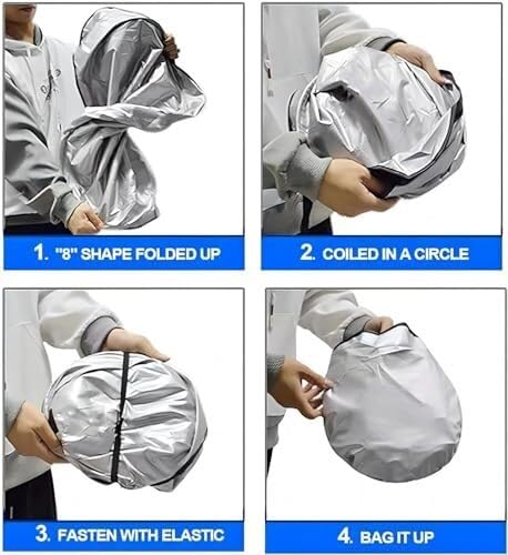 Sonnenschutz Sonnenschutz Für die Windschutzscheibe des Autos Für AAA, UV-Schutz Für die Frontscheibe, babyfreundliches weißes Autozubehör Sonnenschutzblende(White)