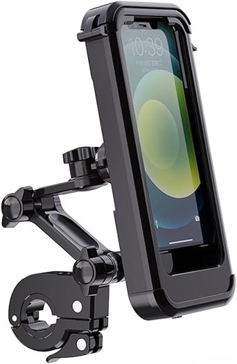 Waterproof Bicycle Phone Holder, 360Rotation Bike Phone Holder, Full wrap-Around Cell Phone Holder,Waterproof,Touch Screen,Adjustable Height Suitable for Riding and Traveling