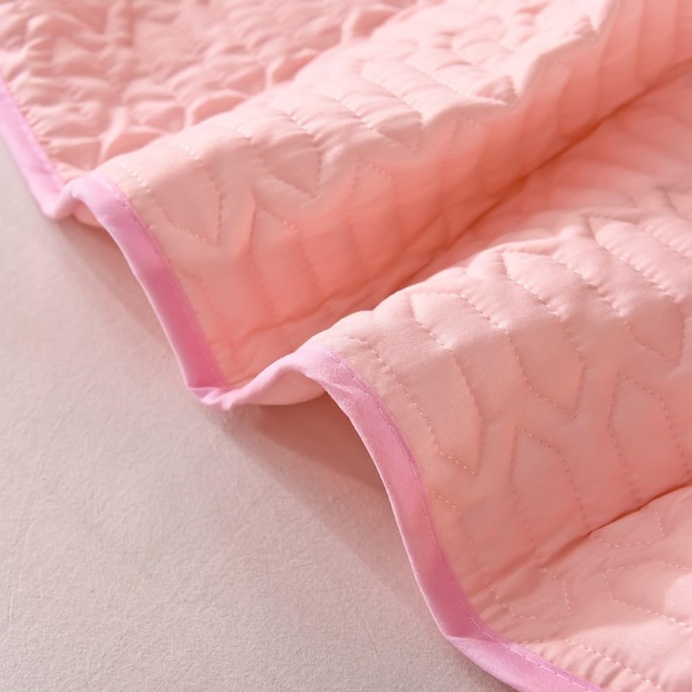 Colchón Protector espesante Cubierta de colchón Grueso Lino Acolchado Lino Ropa de Cama Estampada sábana Grande sin Funda de Almohada, Gris Oscuro, 150x200x25cm