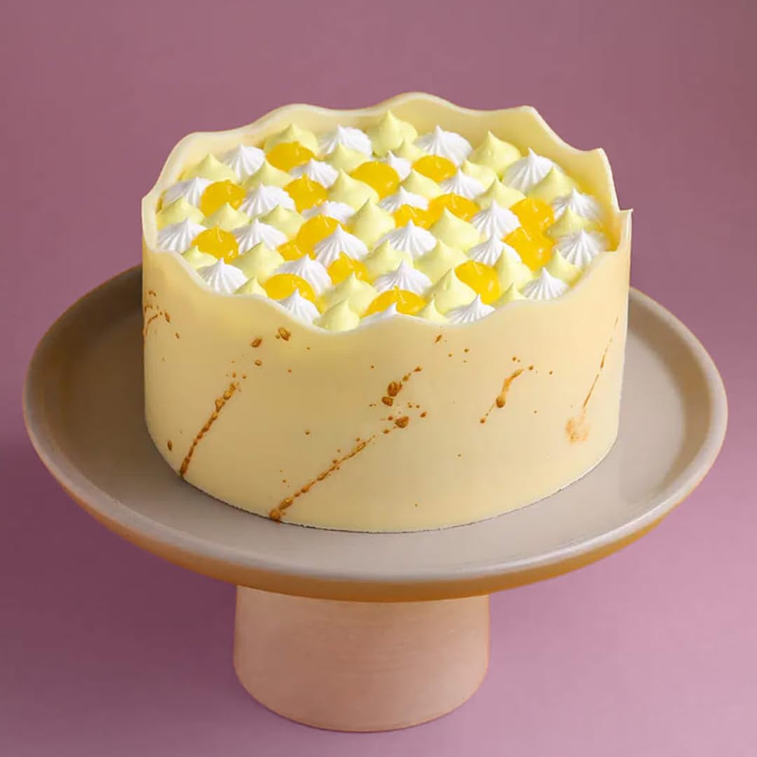 FlowerAura Delicious Fresh 0.5Kg Zesty Pineapple Eggless Cake For Birthday | Anniversary | Wedding | Mother's Day | Father's Day | Valentine's Day | Christmas | New Year (Same Day Delivery)-image-48
