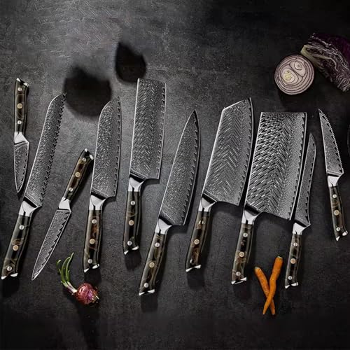 Set Cuchillos Cocina 9 Piezas Acero Inox miniatura 2