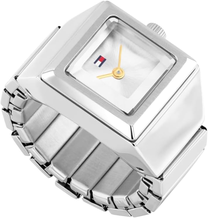 Tommy Hilfiger Women's 2-Hand Quartz Ring Watch – Jewelry-Inspired Design with Stretch Band, Fits Multiple Sizes -Gift for Her 15mm - Image 2