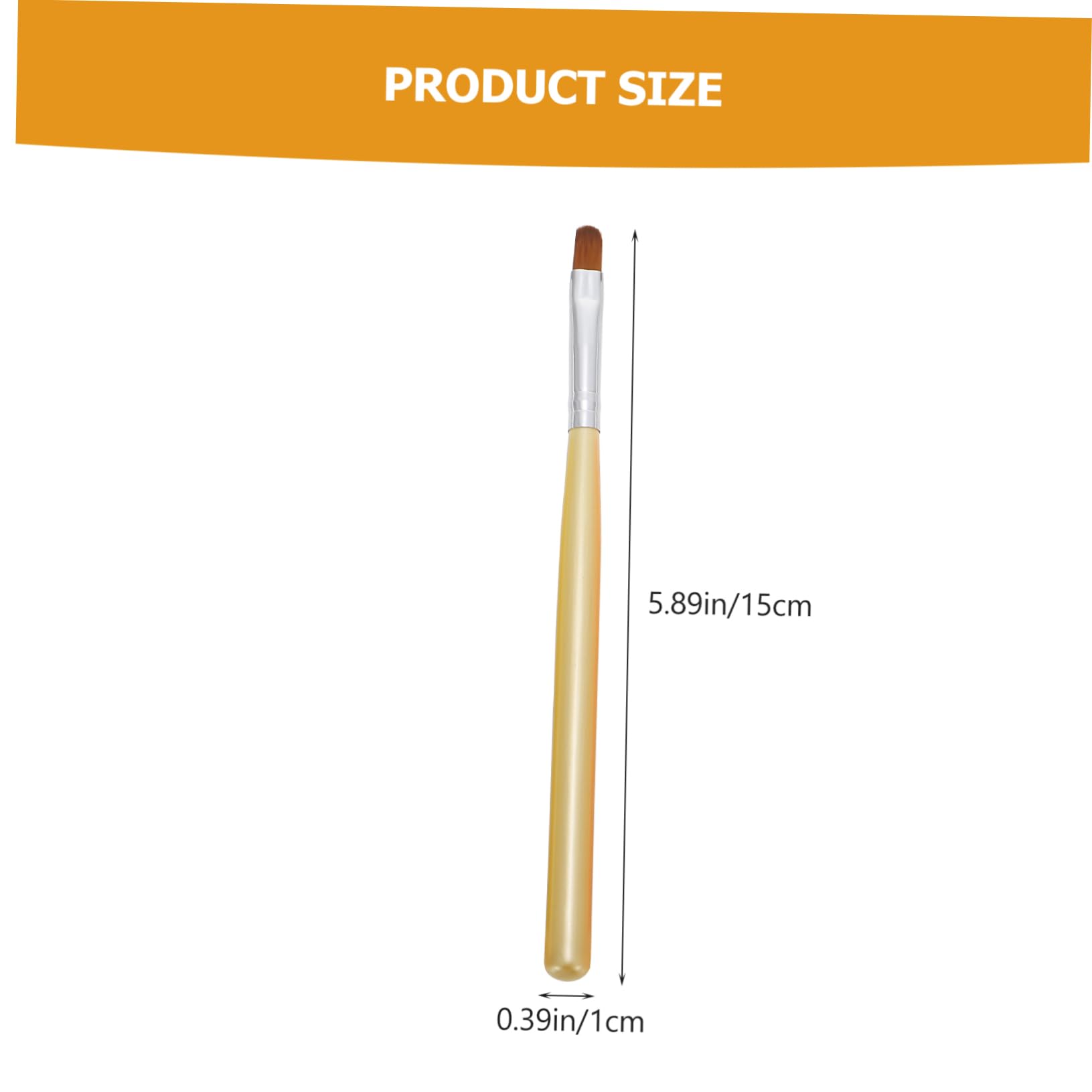 OUNONA 7Pcs Nail Art Brush Nail Painting Tools for Gel Art Coloring Durable Lightweight Design for Professional Home Use for Beautiful Nail Designs