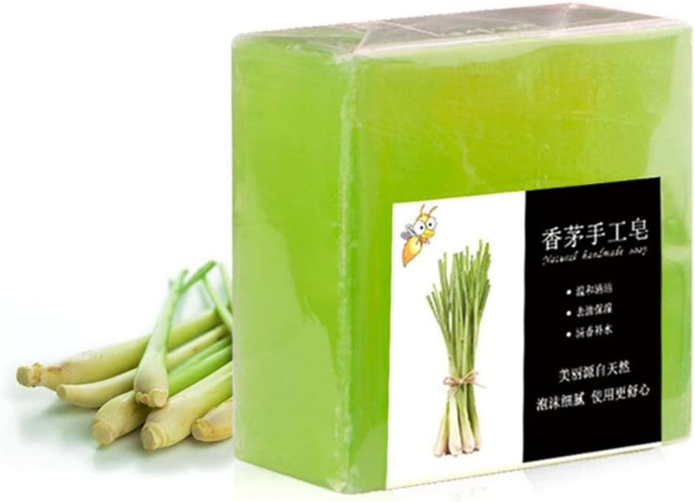 1pcs Citronella Insect Repellent Essential Oil Soap Remove Mites Ticks Fleas Soap Mosquitoes Repel blackheads bar lemongrass Citronella Soap for House and Travel Activities