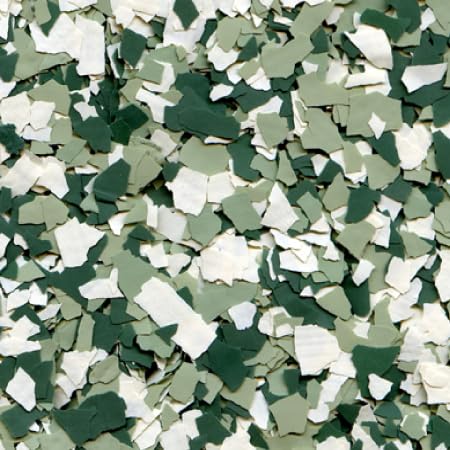Epoxy Flakes 1/4 inch Green Bay