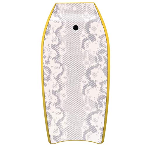 GYMAX Body Board, 41 Inch Lightweight Bodyboard for Kids Teens Adults, with EPS