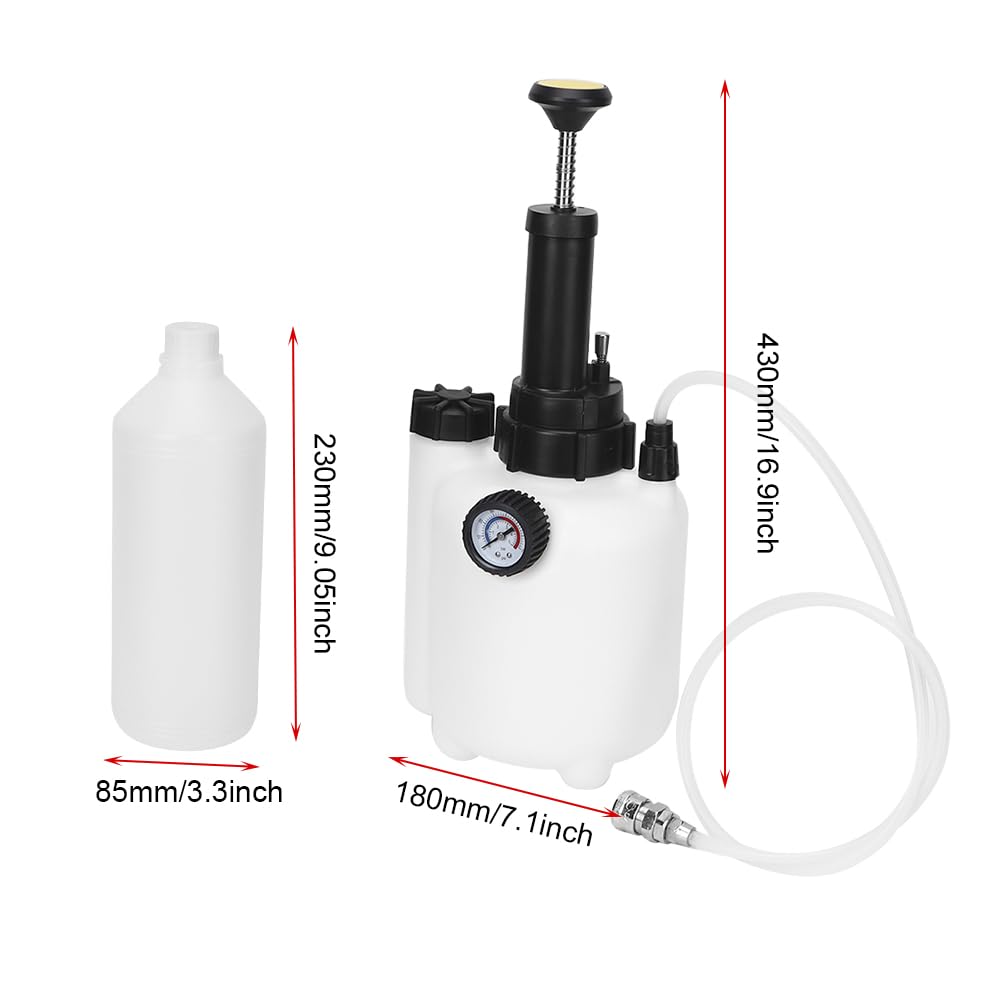 Herramienta dispensadora de Extractor neumático de aceite de motor de caja de cambios de vehículo para líquido de frenos 3L