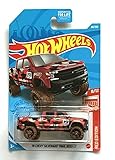 DieCast Hotwheels '19 Chevy Silverado Trail Boss LT 80/250 [Red Edition] 8/12