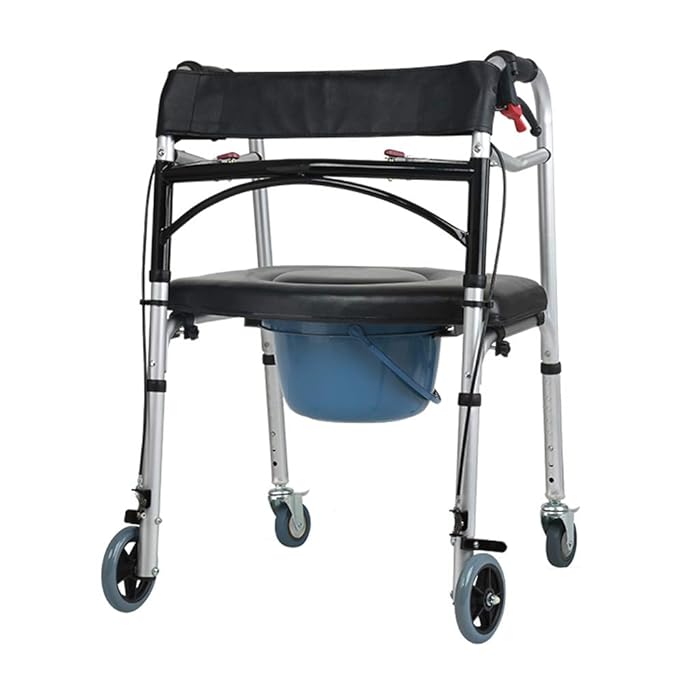 Buy LHNLYWalker Shower Transport Chair, Commode Chair for Toilet