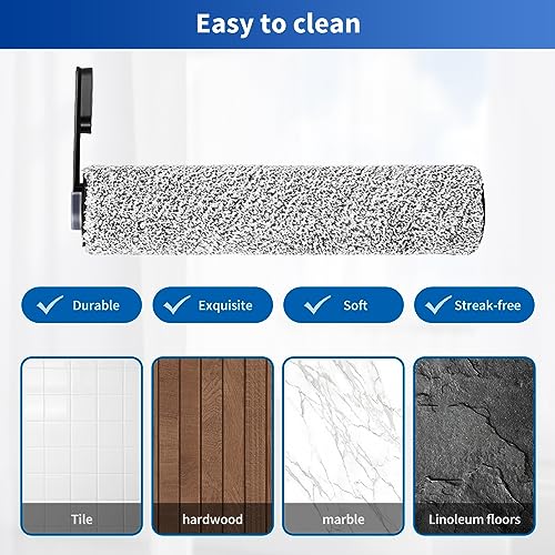 BYOFI Floor One S5 Części zamienne do Tineco Floor ONE S5/Floor One S5 Pro Smart bezprzewodowego odkurzacza na mokro i sucho, akcesoria Tineco zawierają 3 filtry HEPA i 3 wałki szczotkowe