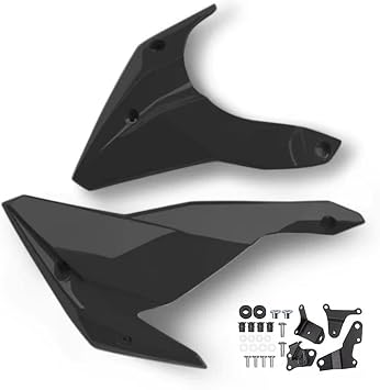 Motorcycle Bellypan Lower Engine Spoiler Side Cover Fairing Panels For Z 400 2018-2023 Belly Pan Parts Lightweight and practical(Matte Black)