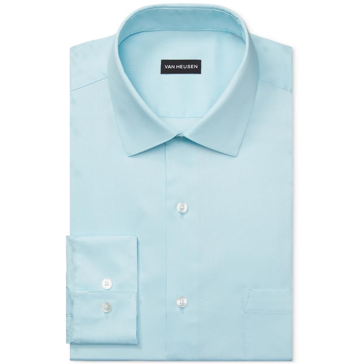 Van HeusenMen's Dress Shirt Regular Fit Stain Shield Stretch