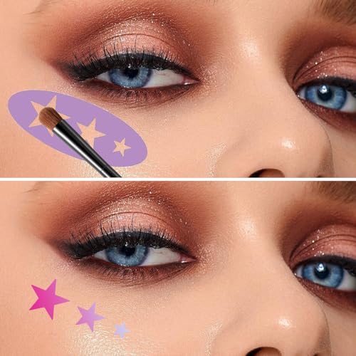 Butterfly Eyeliner Stencil, plantillas para delineador y sombra de ojos miniatura 5