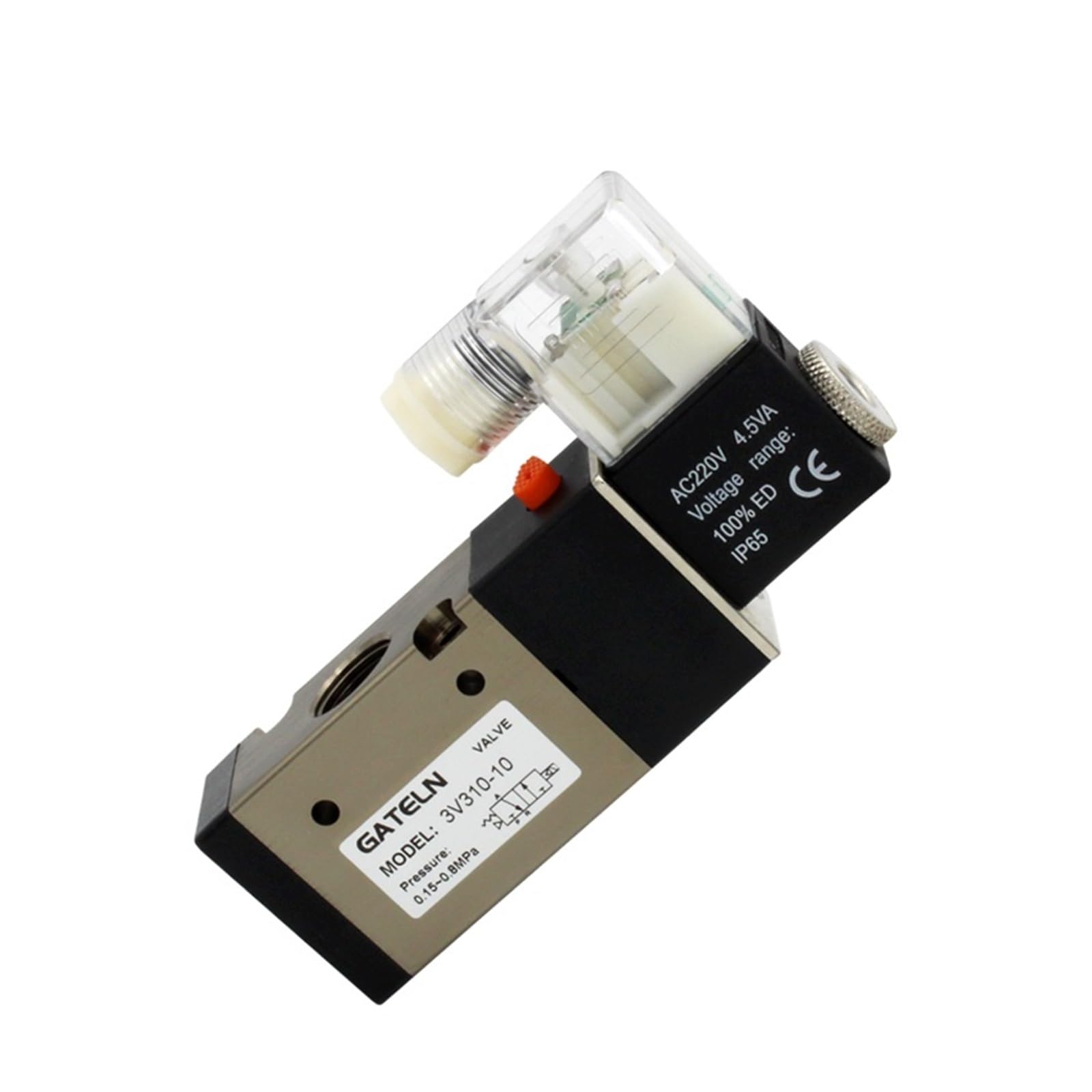 Électrovanne 3V310-10-NC DC12V distributeur pneumatique 3/2 normalement fermé