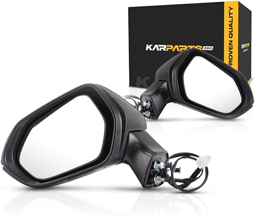 Para Toyota Corolla 2020 2021 2022 Espejo de Puerta Lado del Conductor y Pasajero  Par  Eléctrico  Con Calefacción  Plegado Manual  Pintura a Juego