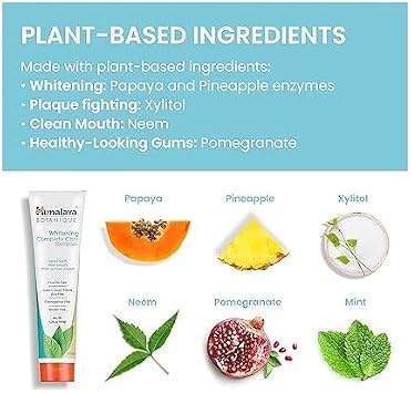 Himalaya Botanique Whitening Simply Mint - 150g (Pack of 4)