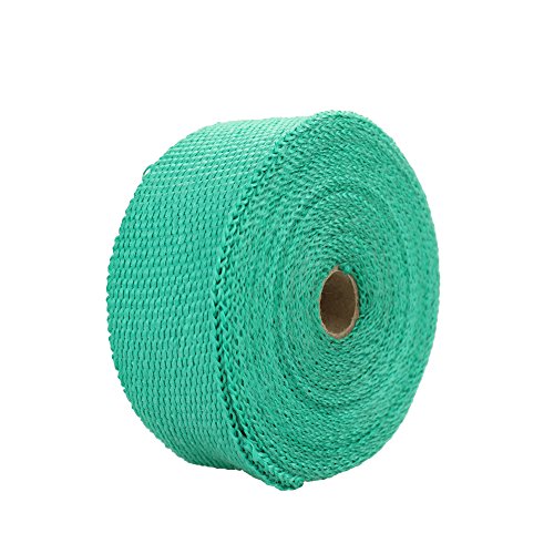 RuleaxAsi 10 m Fibra de vidro envoltório de exaustão rolo envoltório térmico fita de proteção térmic