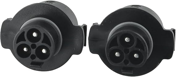2-Pack LY01 to BC01 Adapter Deye Inverter to Betteri Power Station, ABS Solar Battery Connector, Black