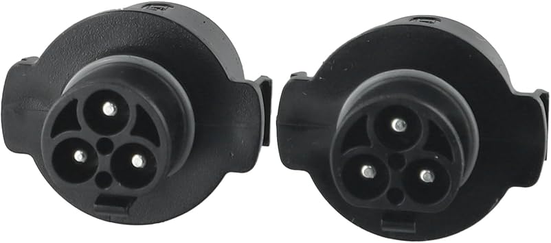 2-Pack LY01 to BC01 Adapter Deye Inverter to Betteri Power Station, ABS Solar Battery Connector, Black