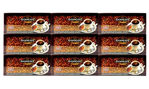 9 Boxes x 30 sachets Gano Excel GanoCafe Classic with Ganoderma Lucidum Extract FREE 10 sachets Zrii Rise Coffe + FREE Express Shipping