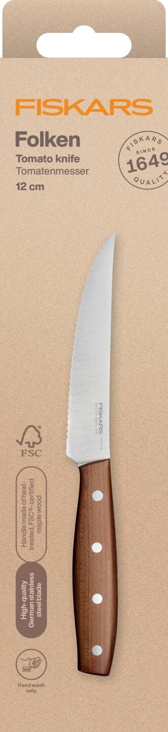 Fiskars Folken Coltello per Pomodori, Lunghezza Lama: 12 cm