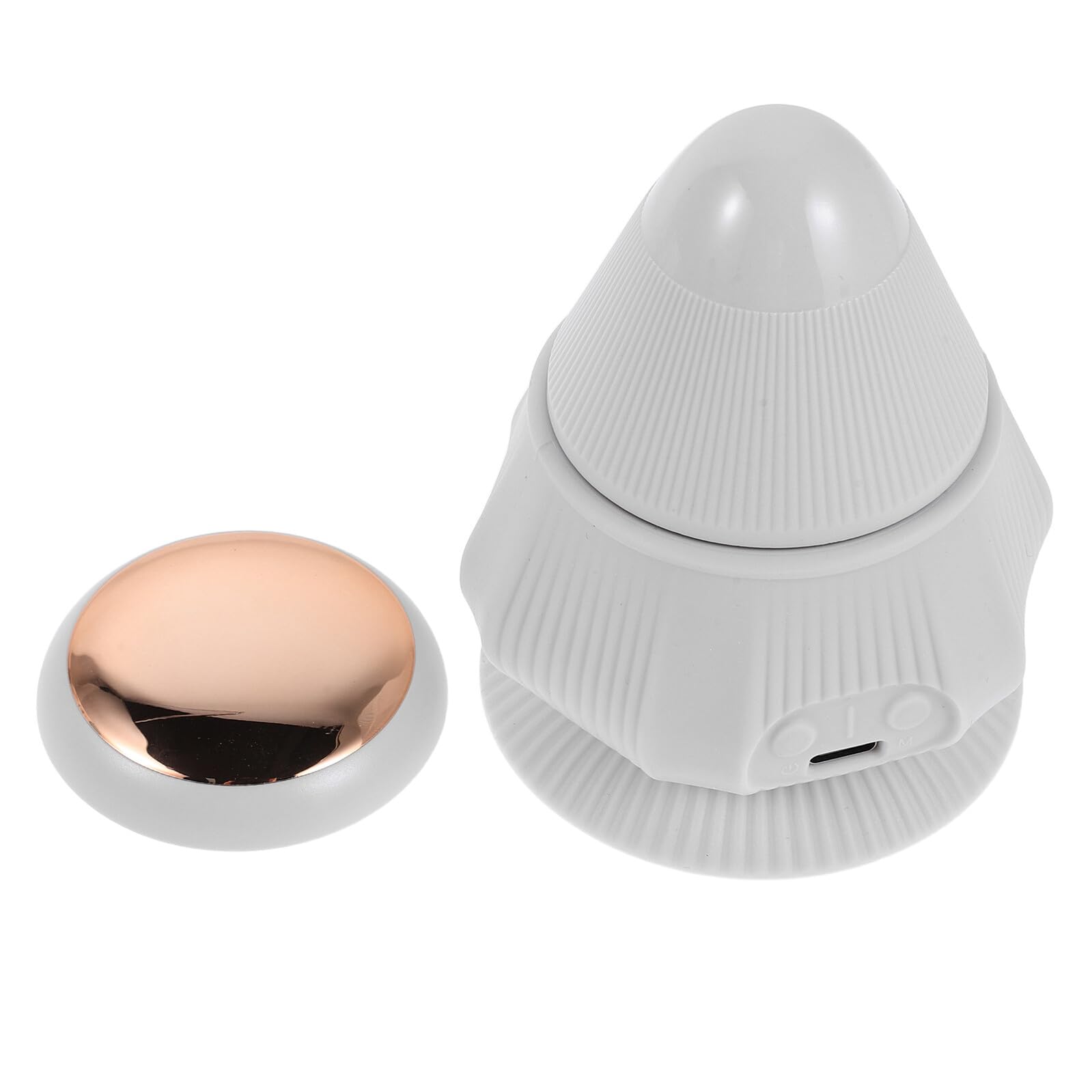 Pelota de Masaje Espalda y Cuello con Vibración y Calor, Portátil, de Plástico, para Relajación Diaria y Uso en Oficina, Masaje Profundo y Montaje en Pared