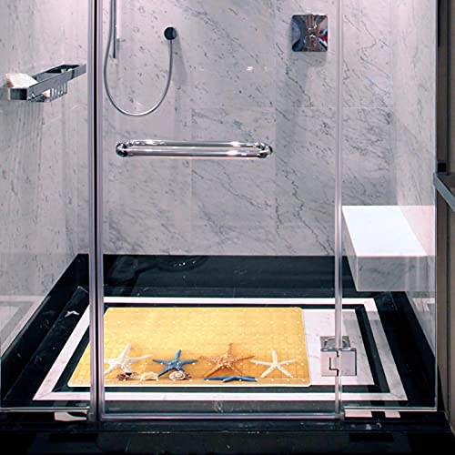 Alfombrilla de baño antideslizante con ventosas para evitar caídas de niños y ancianos 6