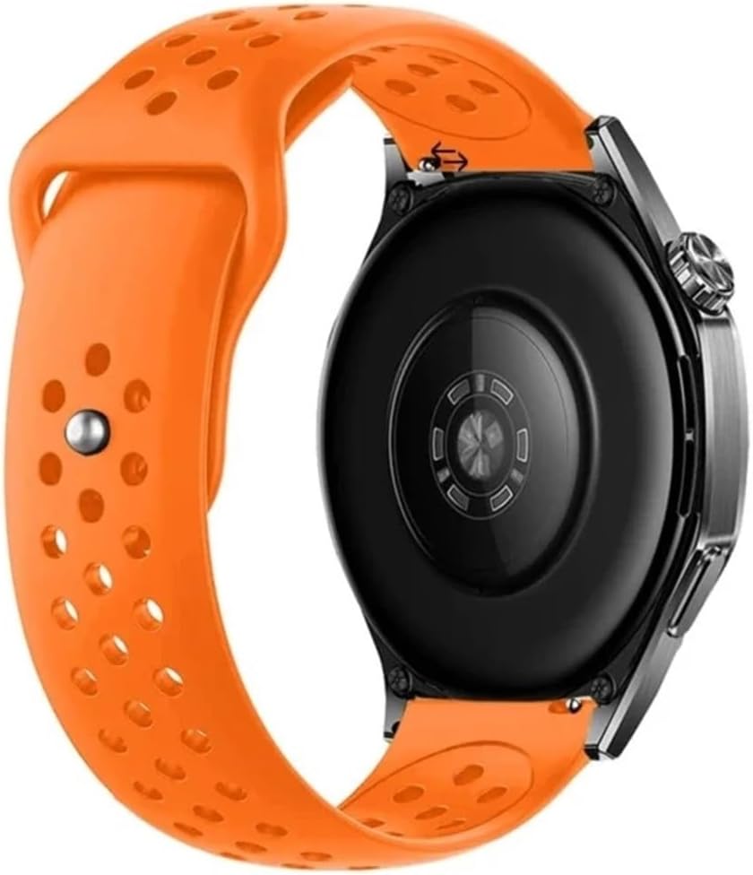 1pcs 20MM 22MM Ventilation Hole Band for GTS 4/GTR 4/3/2/Silicone Sport Wristband for GT 4/2e Strap