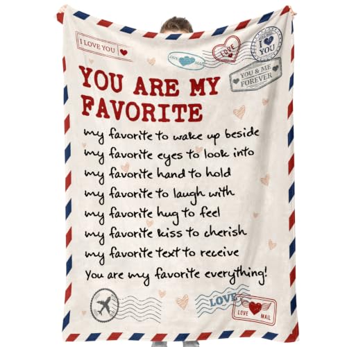Love Letter Romantic Anniversary Blanket