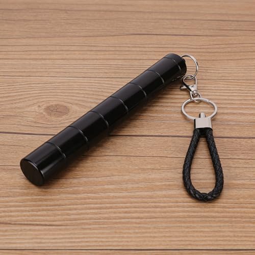 Tubo de almacenamiento de metal impermeable estuche portátil de 7 compartimentos con cordón 4